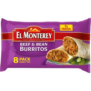 Beef & Bean Burrito El Monterey - 8/8/4oz