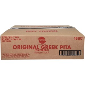 Original Greek Pita 7" Olympia - 12/10ct