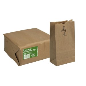 2 Lb. Brown Paper Bags Duro - 500ct