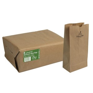 8 Lb. Brown Paper Bags Duro - 500ct