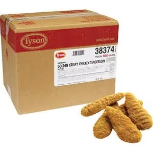 Golden Crispy Chicken Tenderloins 38374 Tyson - 10lbs