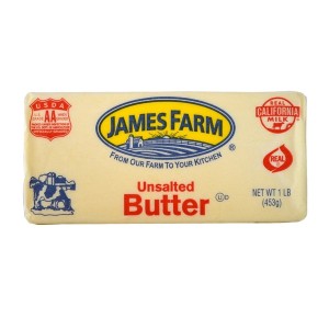 Unsalted Solid Butter James Farm - 36/1lbs