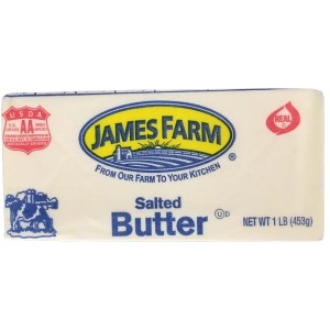 Salted Solid Butter James Farm - 36/1lbs