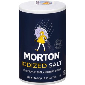 Iodized Salt Morton - 24/26oz