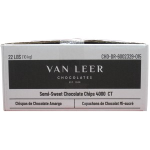 Semi-sweet Chocolate Chips 4000ct Van Leer - 22lbs