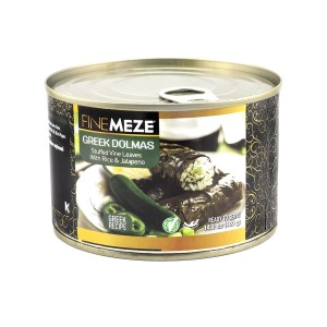 Stuffed Grape Leaves (dolma) With Jalapeno Fine Meze - 12/400grs