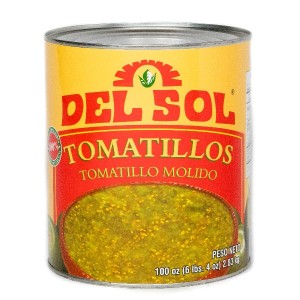 Tomatillos Crushed 6/10# Del Sol