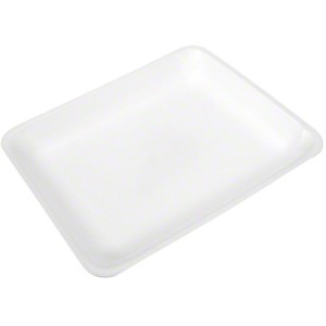 8p White Foam Meat Tray 8.25"x10."5x1" - 200ct