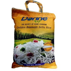 Golden Basmati Sella Rice Darine - 4/10lbs