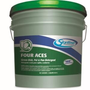 Four Aces Green Dish Detergent Skyline - 5gallon