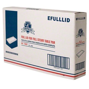 Foil Lid For Full Steam Table Pan Efulllid Empress - 50ct