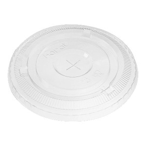 Pet Clear Flat Lids 12-24oz