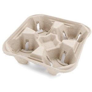 4-cup Carry-out Tray300/cs