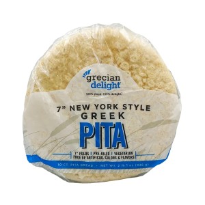 7” New York Style Pita Grecian Delight - 12/10ct