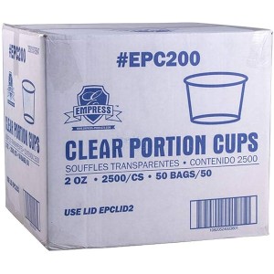 Clear Portion Cups 2oz Epc200 Empress - 2500ct