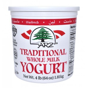 Plain Yogurt Arz - 6/4lbs