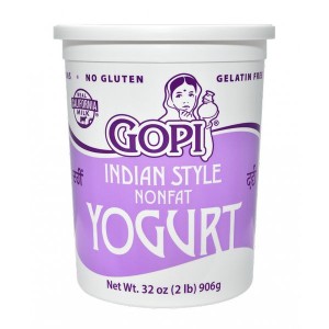 Non Fat Yogurt Gopi - 6/2lbs