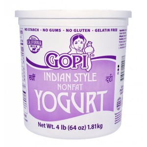 Non Fat Yogurt Gopi - 6/4lbs