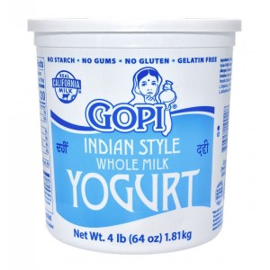 Whole Milk Yogurt Gopi - 6/4lbs