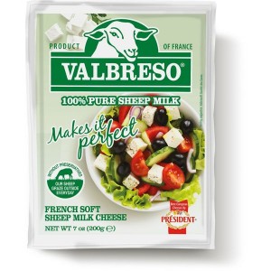 French Feta Vacuum Valbreso - 8/1lbs