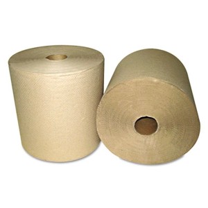 Natural Hardwound Towel 8" 800n Nova - 6rolls