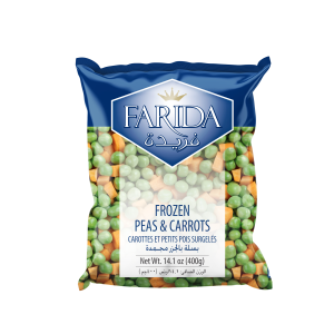 Peas & Carrots Frozen Farida - 20/400grs