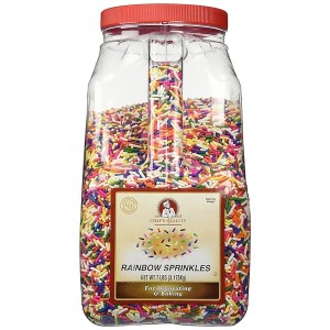 Rainbow Sprinkles Chef's Quality - 4/7lbs